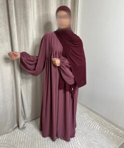 Abaya Israe Soie De Medine - Parme