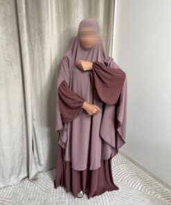 Abaya Israe - Vieux Rose