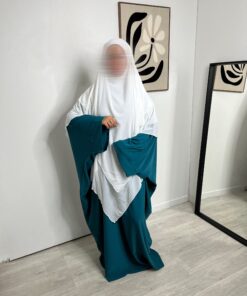 Abaya Hidaya - Bleu Canard