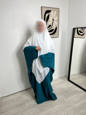 Abaya Hidaya - Bleu Canard
